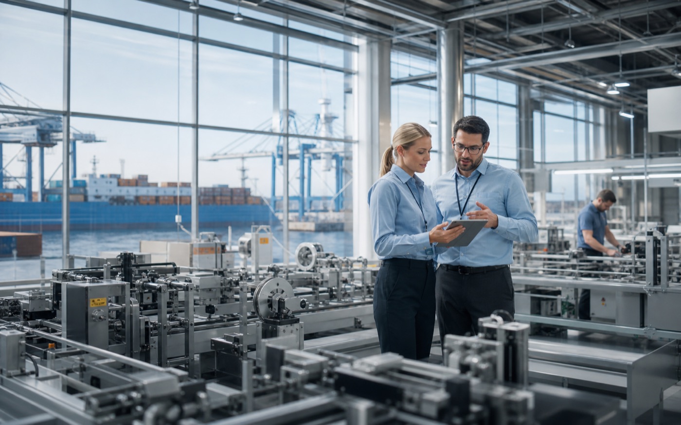 Modern manufacturing facility supporting global sourcing and supply chain programs